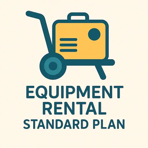 Equipment Rental Business Standard Plan 