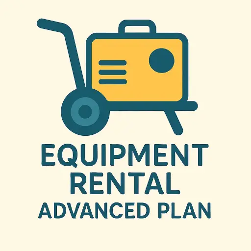 Equipment Rental Business Advanced Plan 