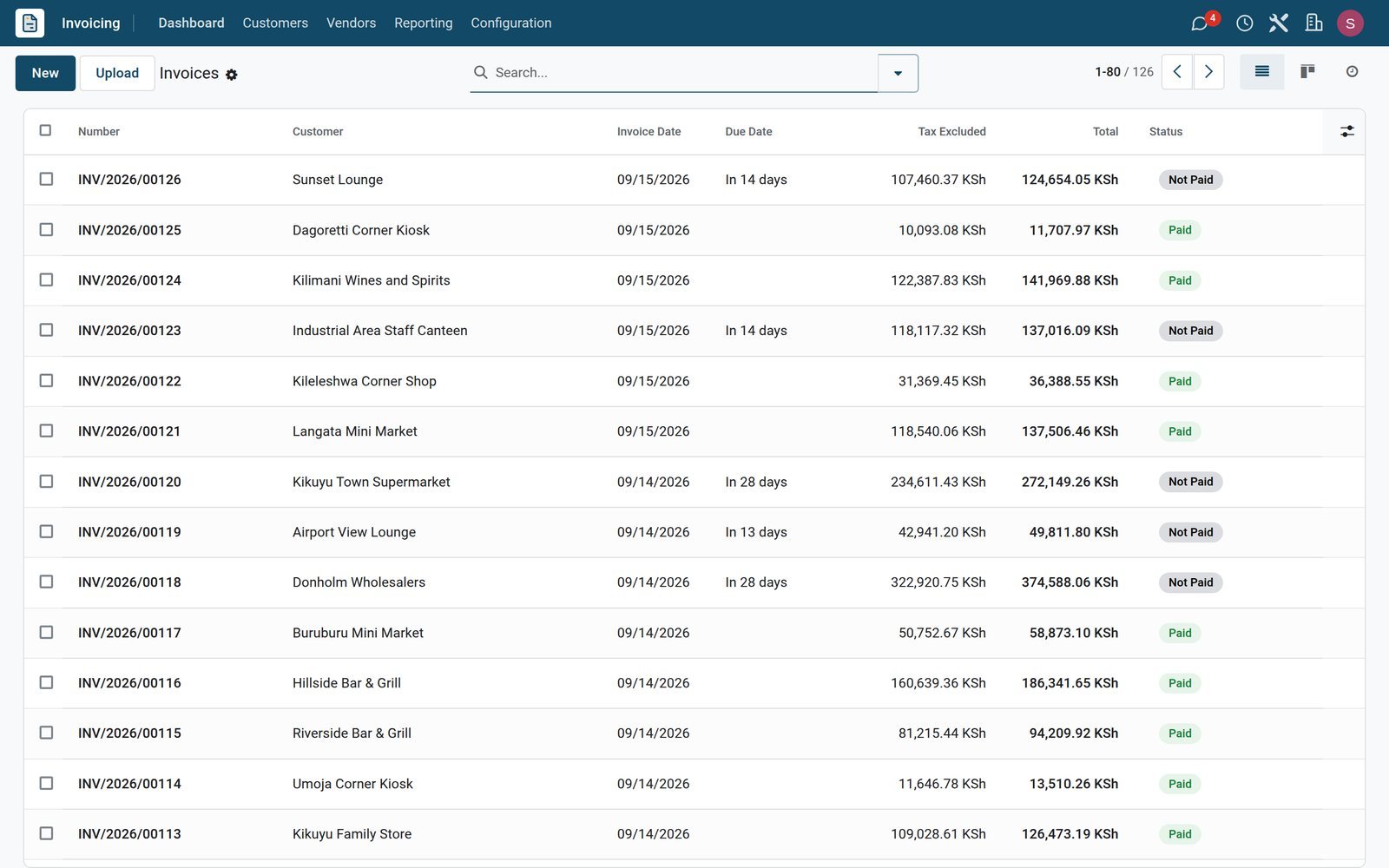Invoicing in BridgeERP: Send the invoice today, know who has paid tomorrow