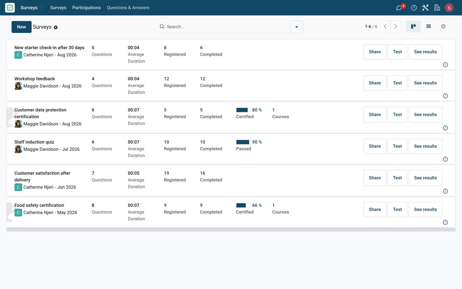 Surveys in BridgeERP: Ask the right questions, and read the answers in one place