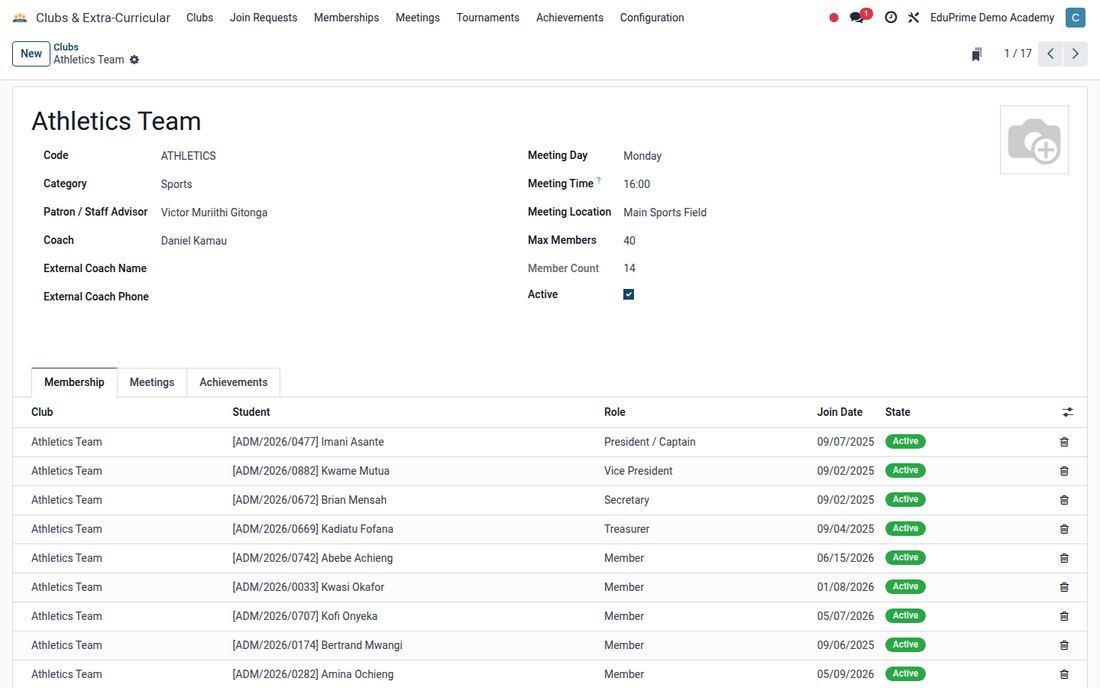 Music School Management — Music School ERP Modules