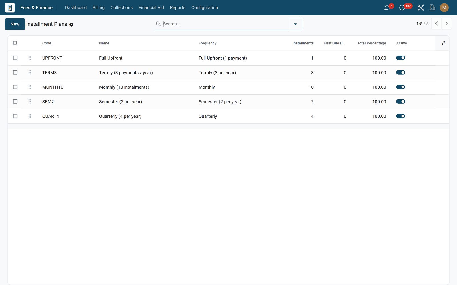 Fees & Billing: Design the fee book once