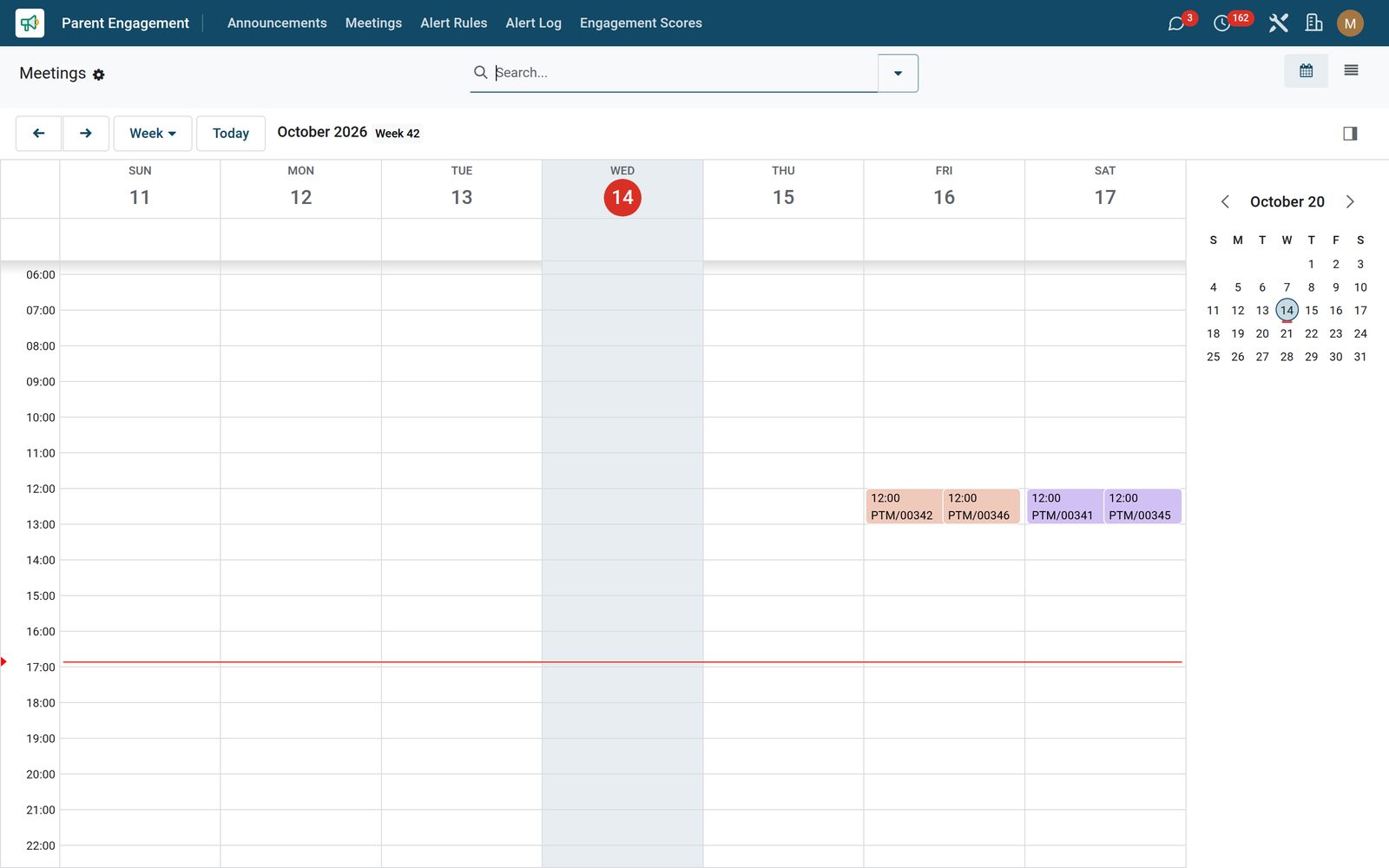 Parent Portal: Parent-teacher meetings on a calendar, not a notebook