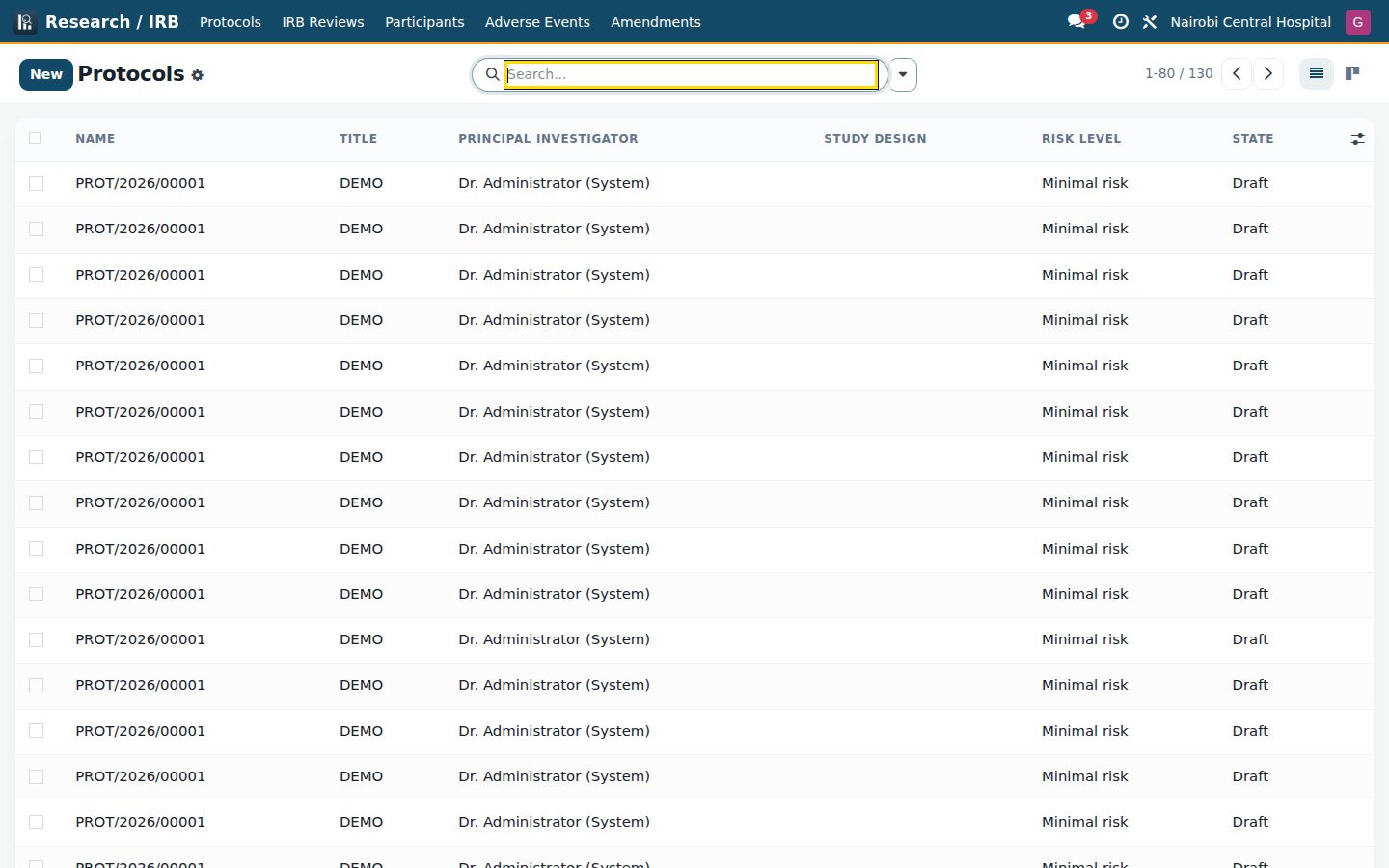 Country Compliance screen