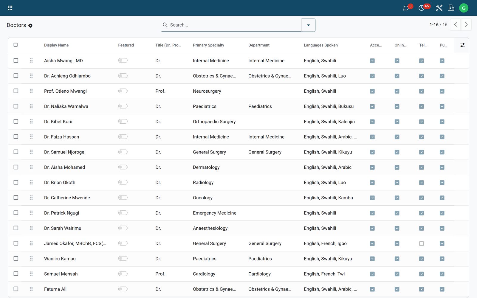 Patient Portal: The hospital's website, run by your own team