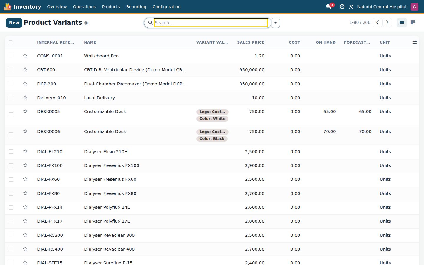 Medical Stores — Store & Sub-Store Registry