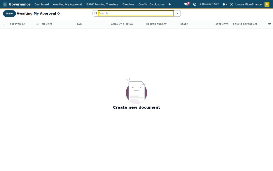 Digital Banking screen