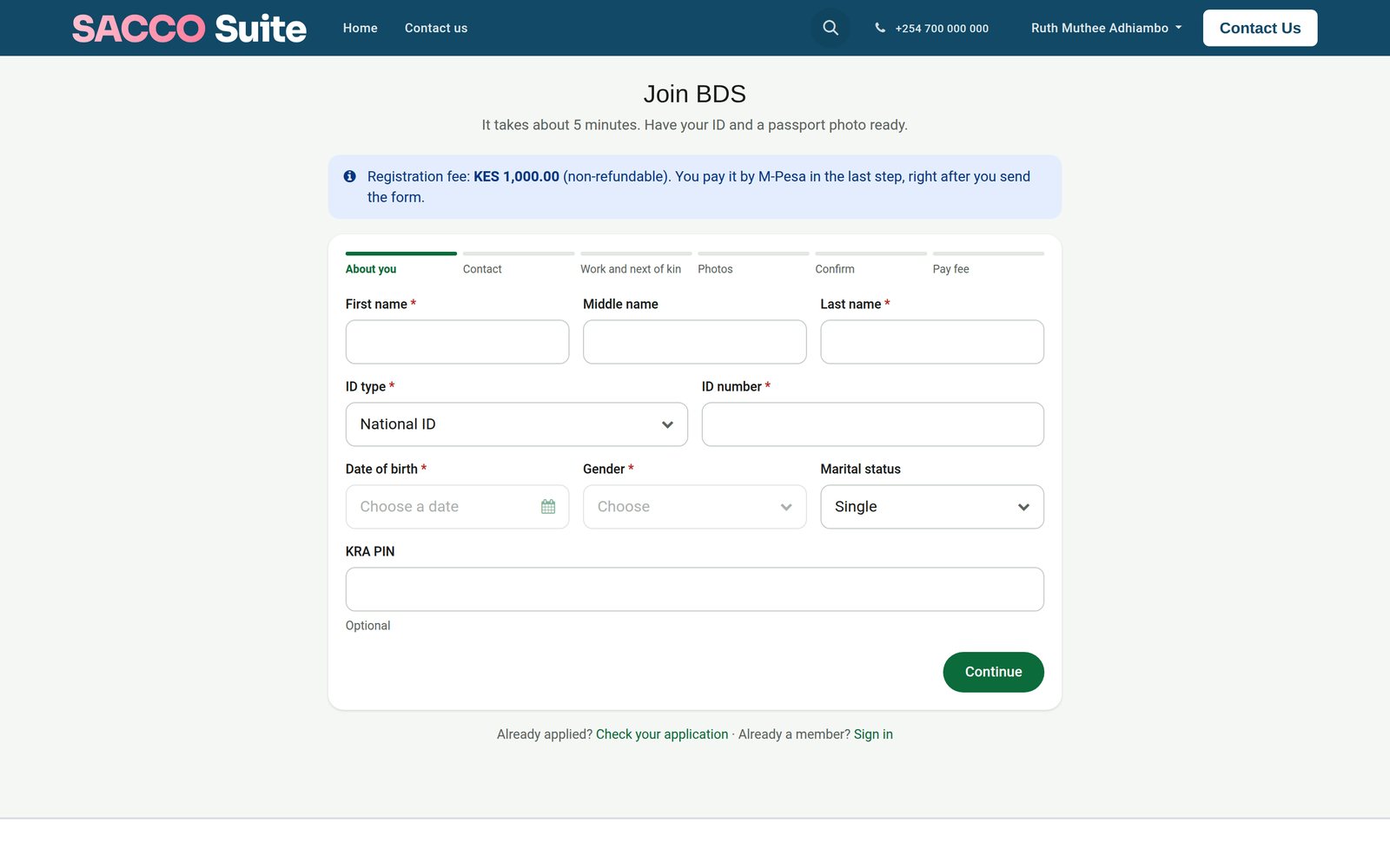 Member Portal: Joining online