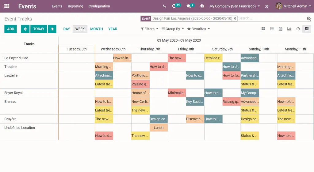 Event Schedule