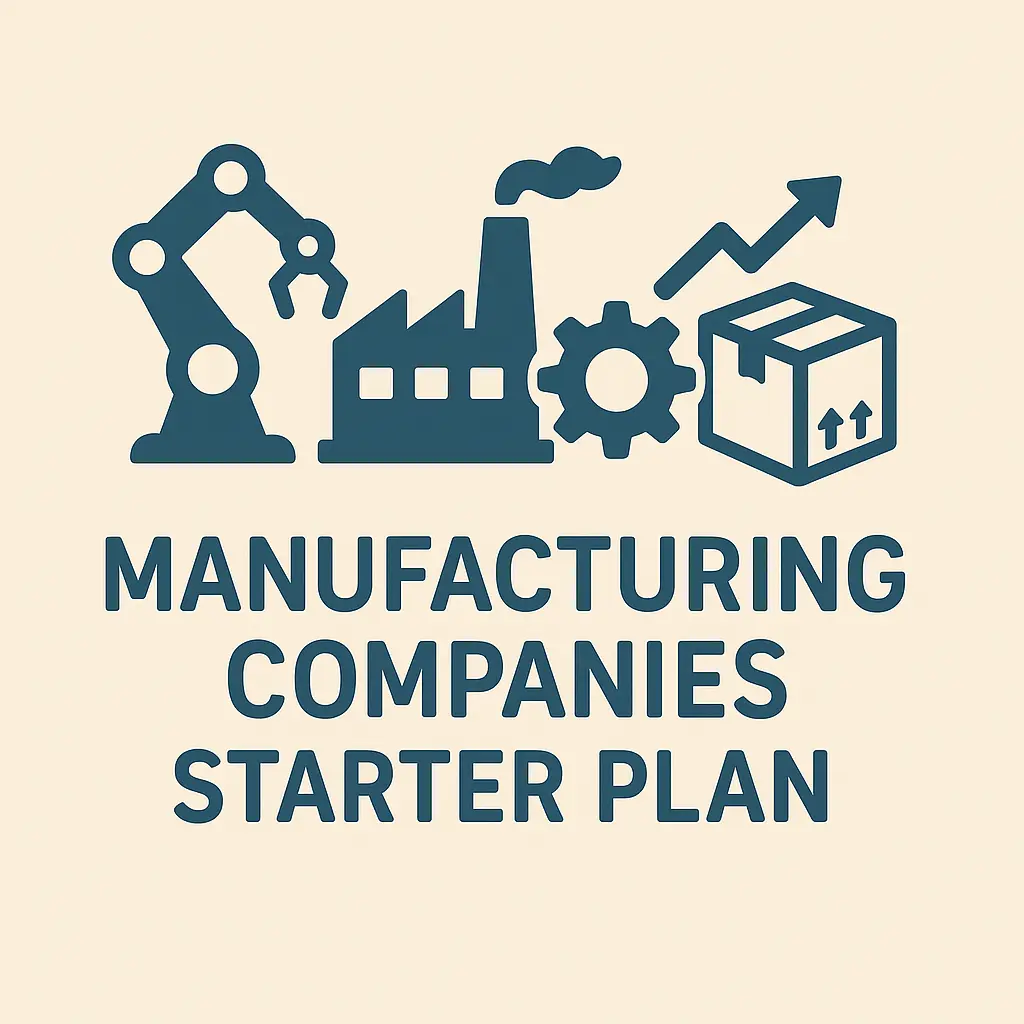 Manufacturing Companies Starter Plan