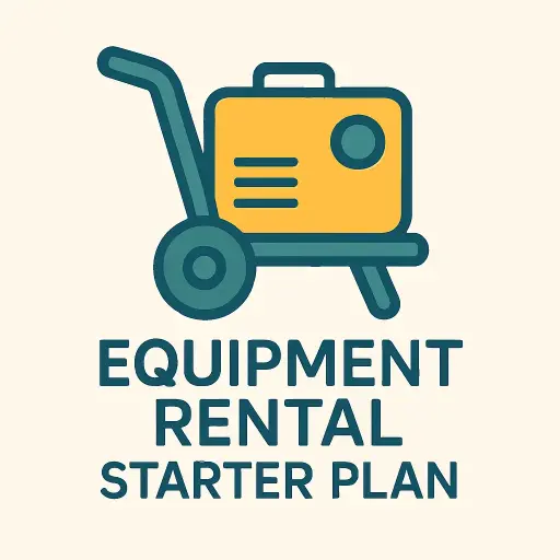 Equipment Rental Business Standard Plan 