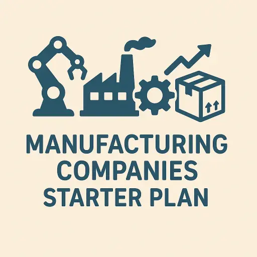 Manufacturing Companies Starter Plan
